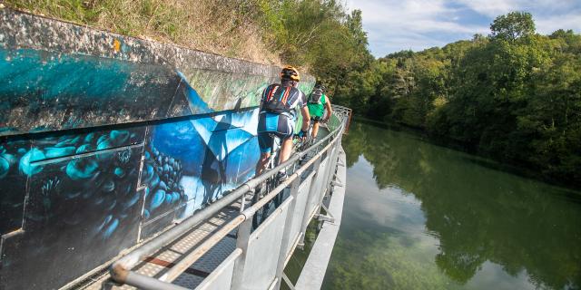 Vélo sur la voie verte