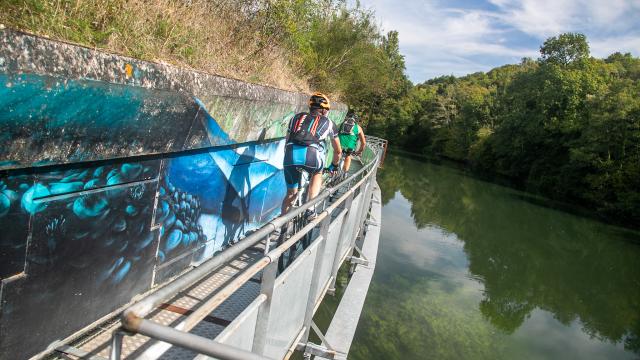 Vélo sur la voie verte