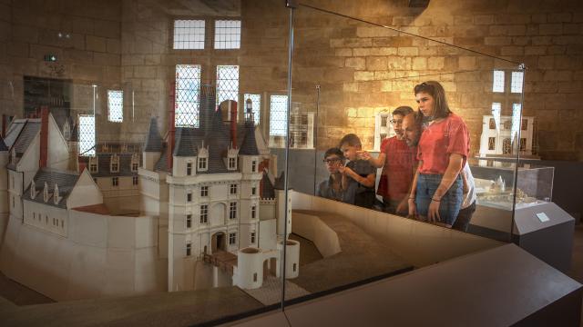 Maquette du Château de Gaillon à l'époque renaissance