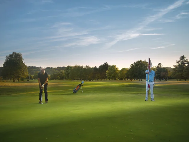 Sérénité du green au golf de Gaillon