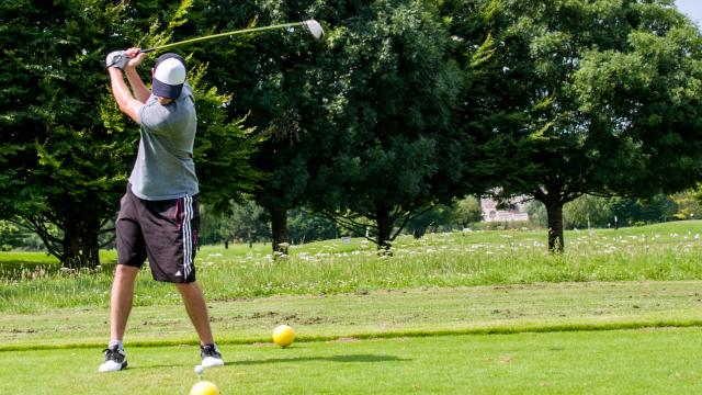 Entraînement sur le green de Léry-Poses