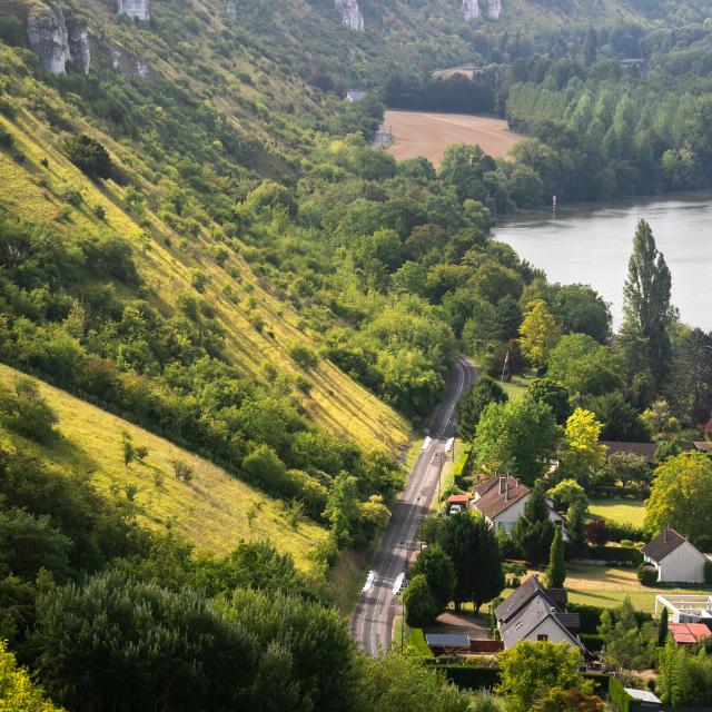 Point de vue, panorama vallée de Seine en Seine-Eure, Normandie