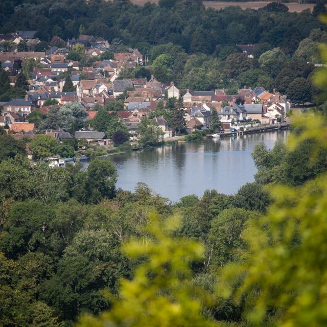 Point de vue villages de Seine-Eure, panorama de Normandie