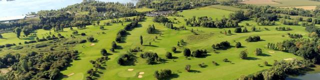 Vue aérienne du golf de Léry-Poses