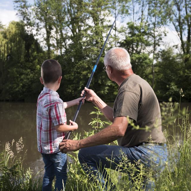 Pêche en famille