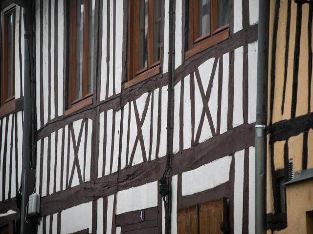 maison à pan de bois en Normandie