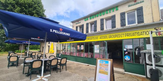 façade du Restaurant Dansant Au Fil De L'eau dans l'Eure en Normandie