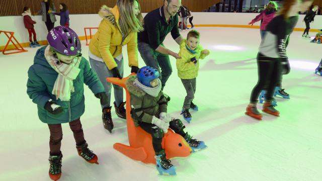 Glacéo / après-midi familles / petite patinoire / 30 novembre 2019 / Louviers