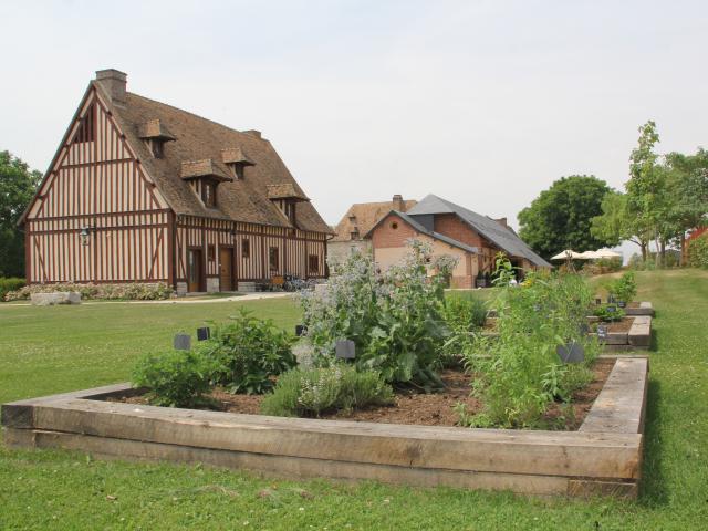 Potager du Manoir De Surville dans l'Eure en Normandie