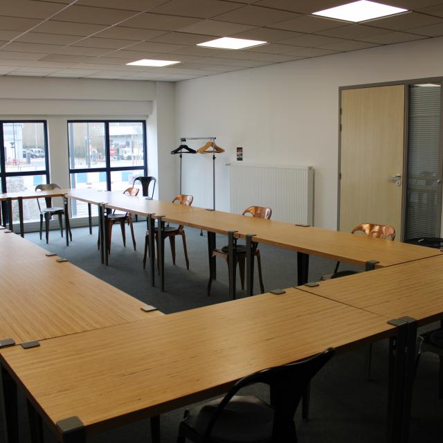 salle de réunion de l'espace de coworking de Louviers