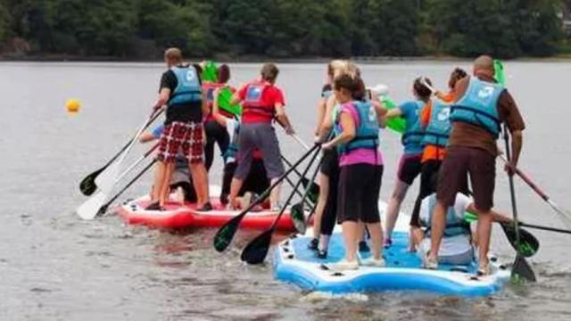 paddle géant en Normandie chez Aventur'Eure