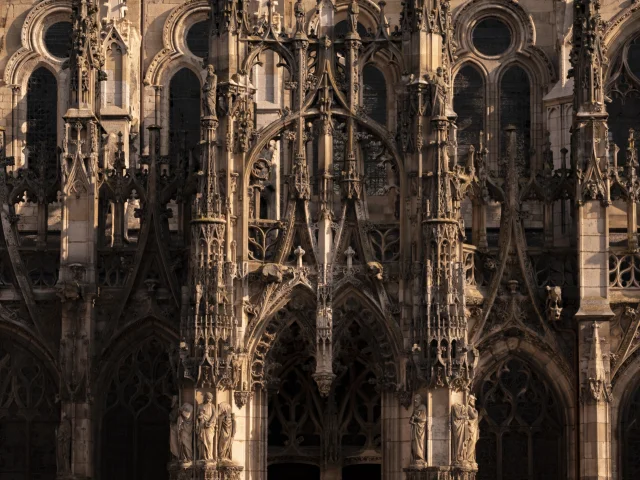 Façade de Notre-Dame de Louviers