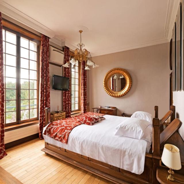 Hotel Moulin Connelles Suite Caramel Lit Double