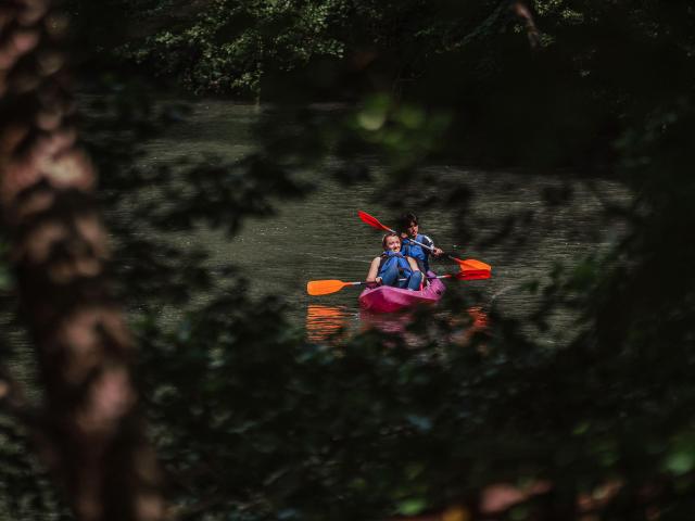 L'affluente 2022 canoë au vert