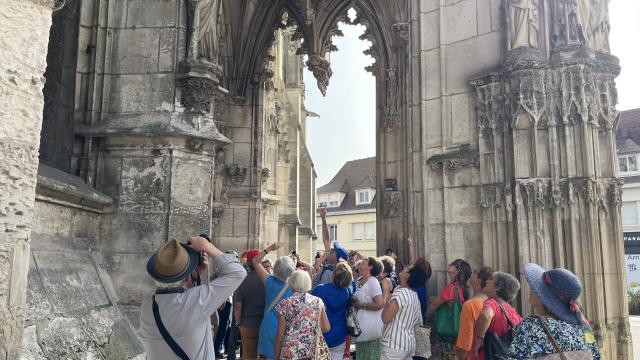 Louviers église visite guidée groupe