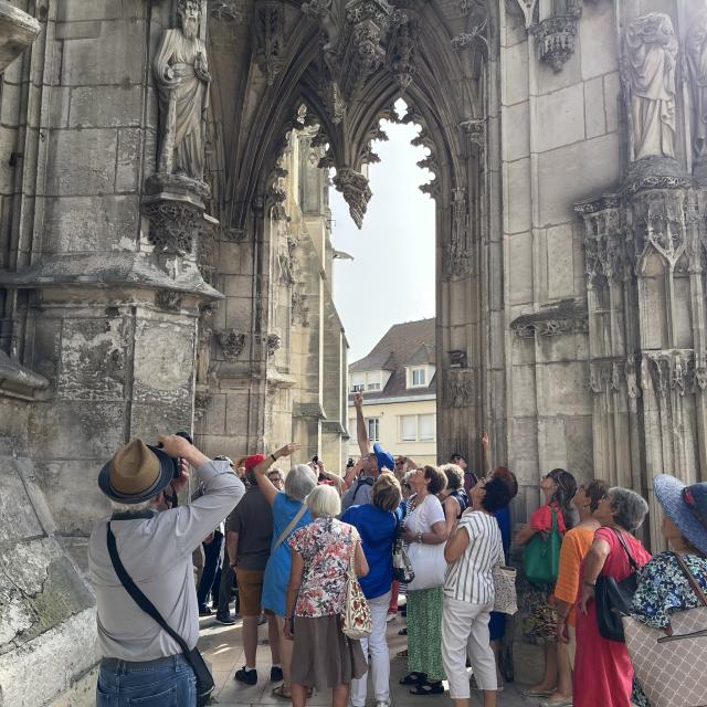 Louviers église visite guidée groupe