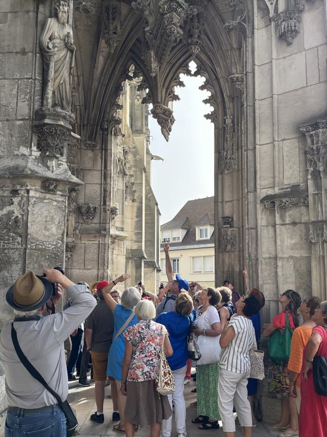 Louviers église visite guidée groupe