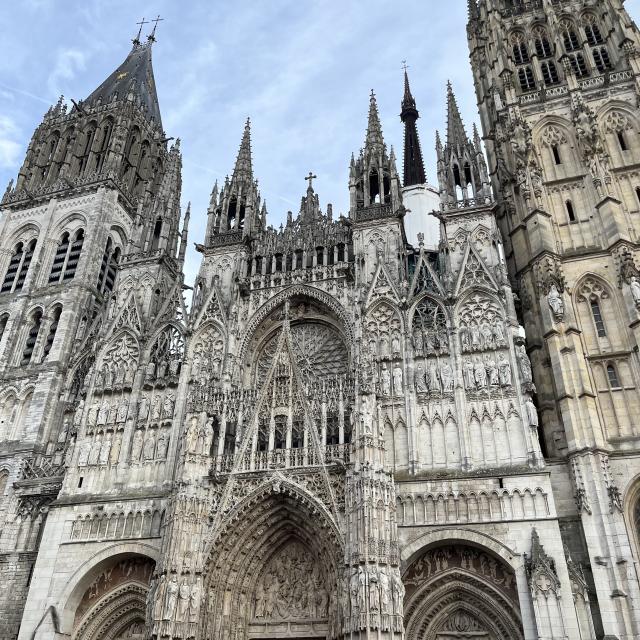 façade de la cathédrale de rouen