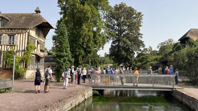 Louviers visite groupe Jardin de Bigard