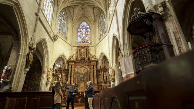 Visite Interieur Eglise Notre Dame Des Arts Pont De Larche